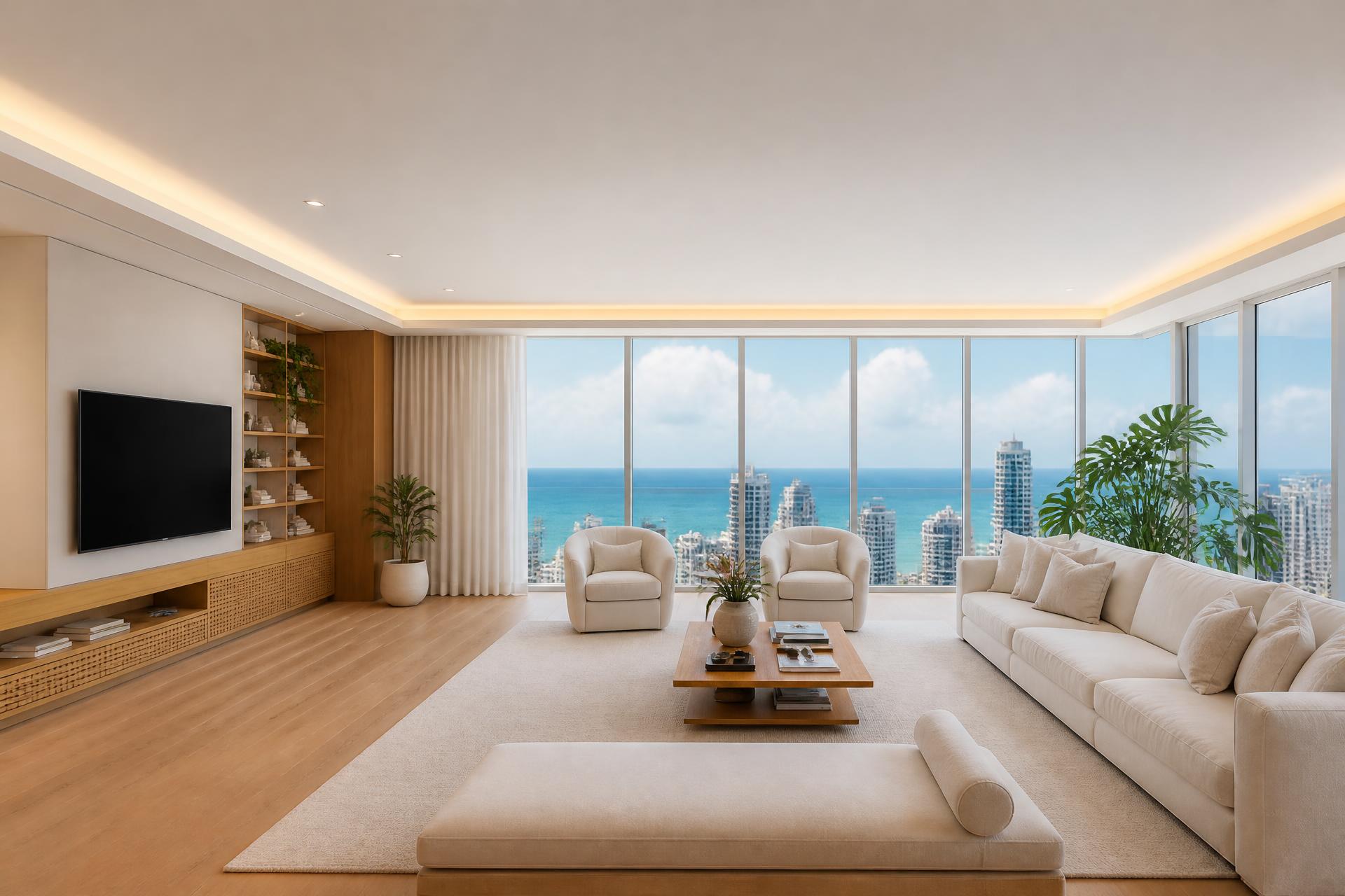 Ambiente contemporâneo com forro em drywall e acabamento premium — projeto W-S-S-C em Recife